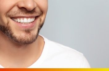 Close up of man smiling