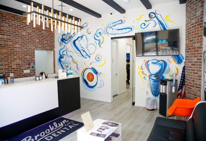 Front room at Brooklyn City Dental