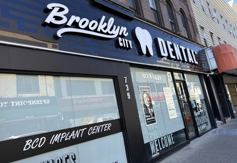 Front of Brooklyn City Dental building